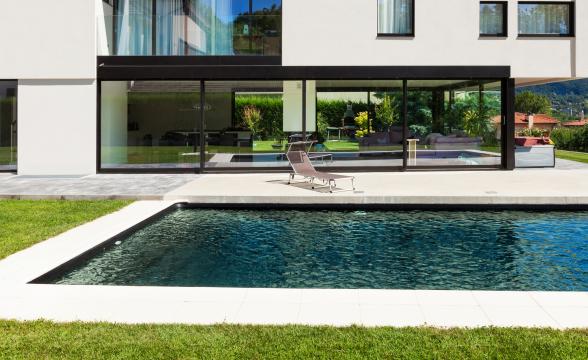 Garten mit Haus